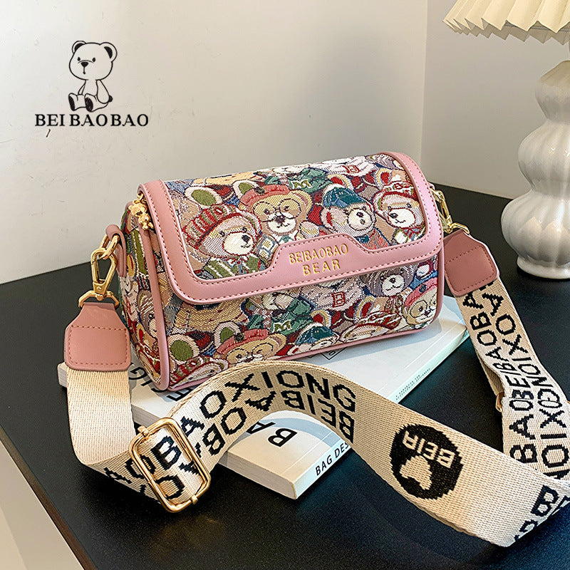 Nord sac source usine niche design original dessin animé ours sac sac à bandoulière sac à bandoulière sac à bandoulière sac à bandoulière