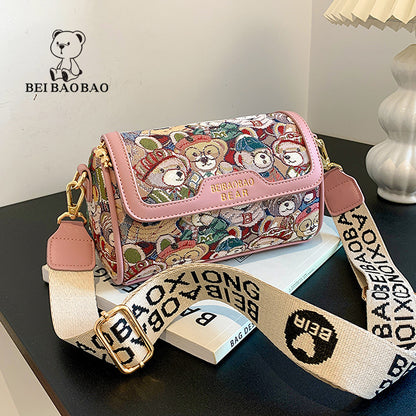 Nord sac source usine niche design original dessin animé ours sac sac à bandoulière sac à bandoulière sac à bandoulière sac à bandoulière