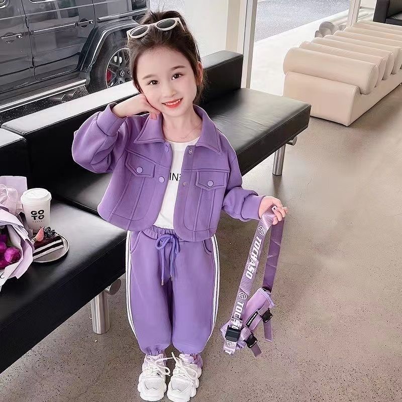 Emsemble printemps et automne pour filles, deux pièces