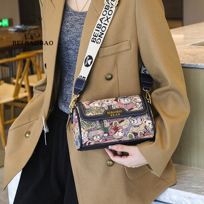 Nord sac source usine niche design original dessin animé ours sac sac à bandoulière sac à bandoulière sac à bandoulière sac à bandoulière