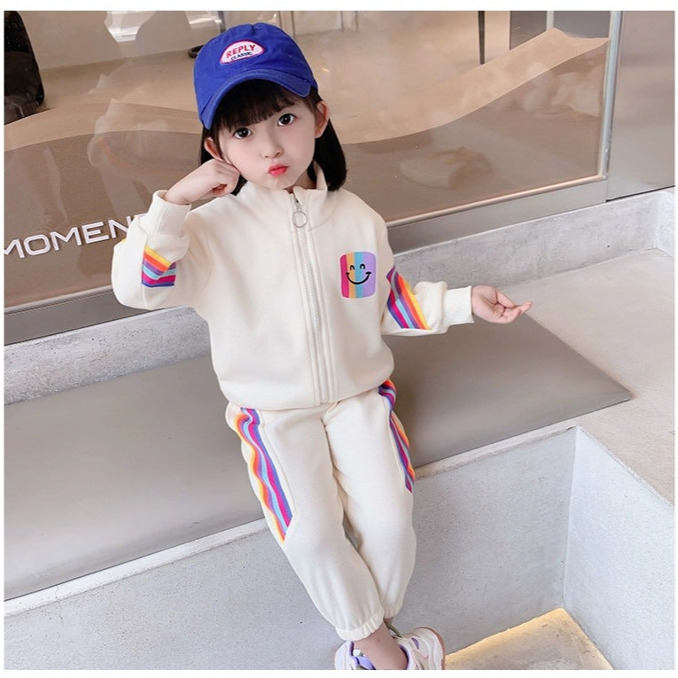 Emsemble pour fille printemps et automne deux pièces