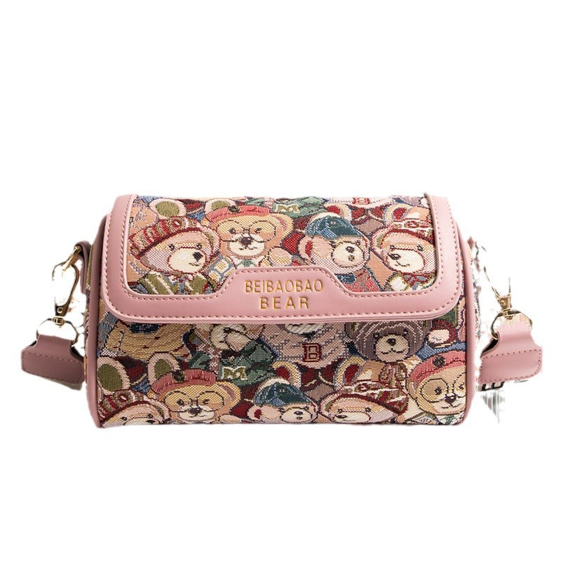 Nord sac source usine niche design original dessin animé ours sac sac à bandoulière sac à bandoulière sac à bandoulière sac à bandoulière