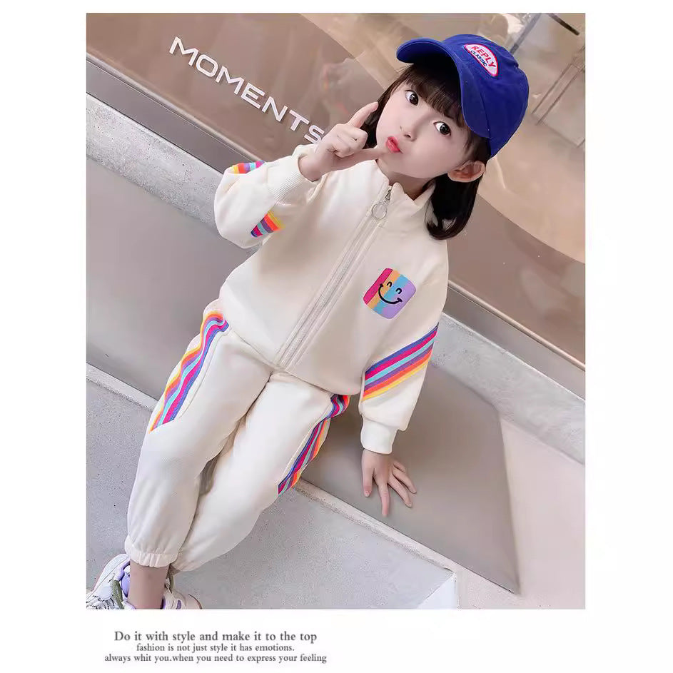 Emsemble pour fille printemps et automne deux pièces