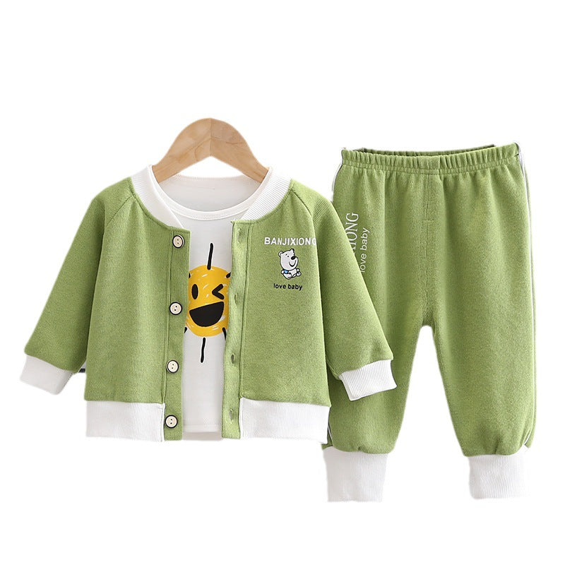 Ensemble de trois pièces pour tout-petits pour garçons et filles