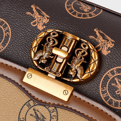 Sac texturé transfrontalier femmes 2025 nouveau commerce extérieur sacs sacs pour femmes Internet célébrité imprimé sacs à main à une épaule petit sac carré tendance